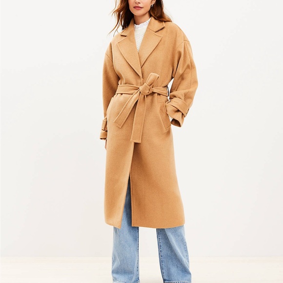 LOFT Jackets & Blazers - LOFT Tan Pea Coat